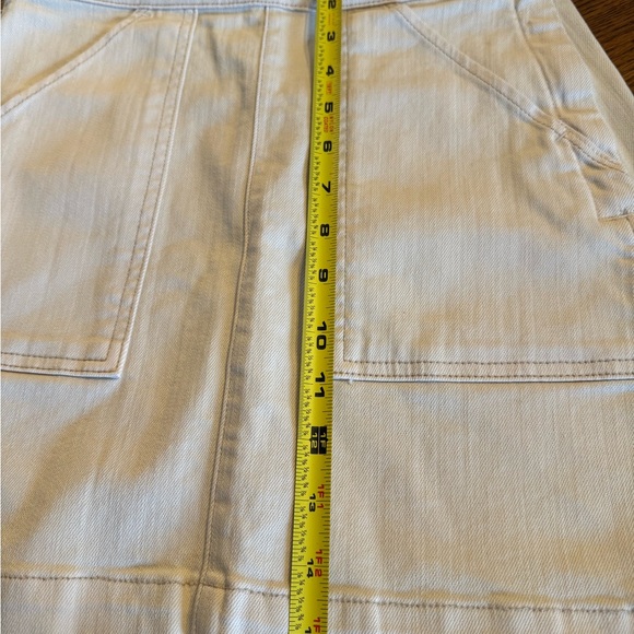 AG Adriano Goldschmied Cream Beige Mini Skirt - Picture 7 of 7